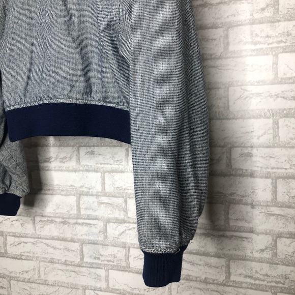 Vintage Guess Zip Up Check Bomber Jacket - Picture 6 of 7